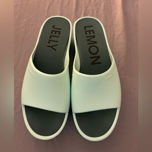Brand new lemon jelly sandals